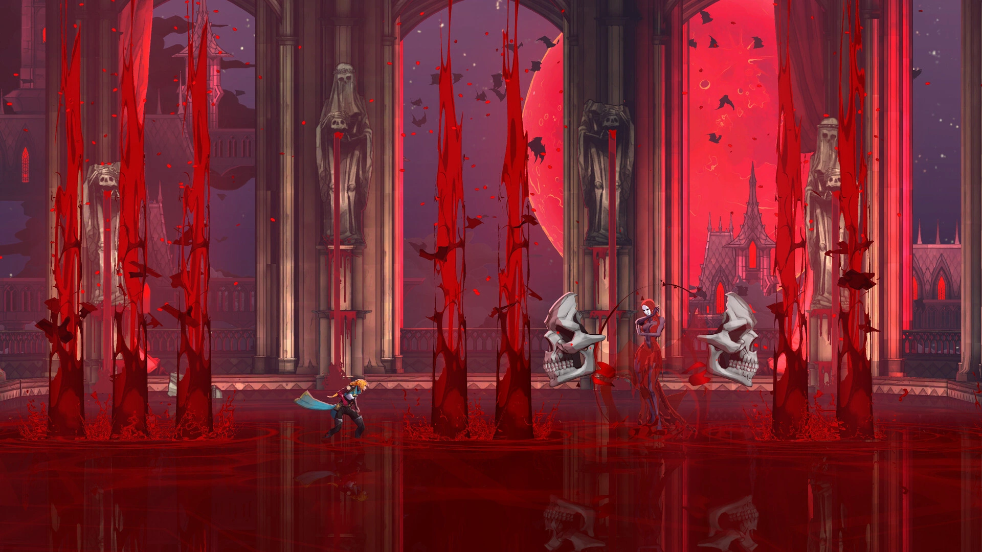 Facing powerful bosses (Image source: Steam)