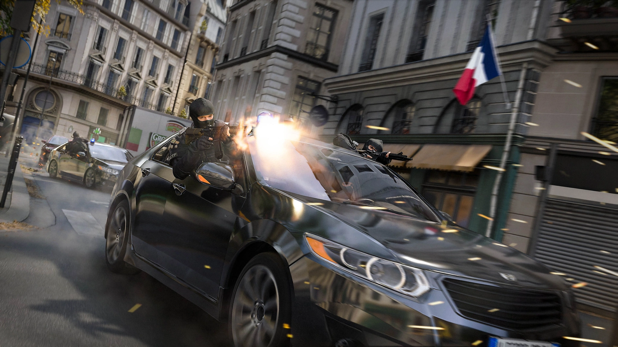 A high-speed pursuit through Paris (Image source: Steam)