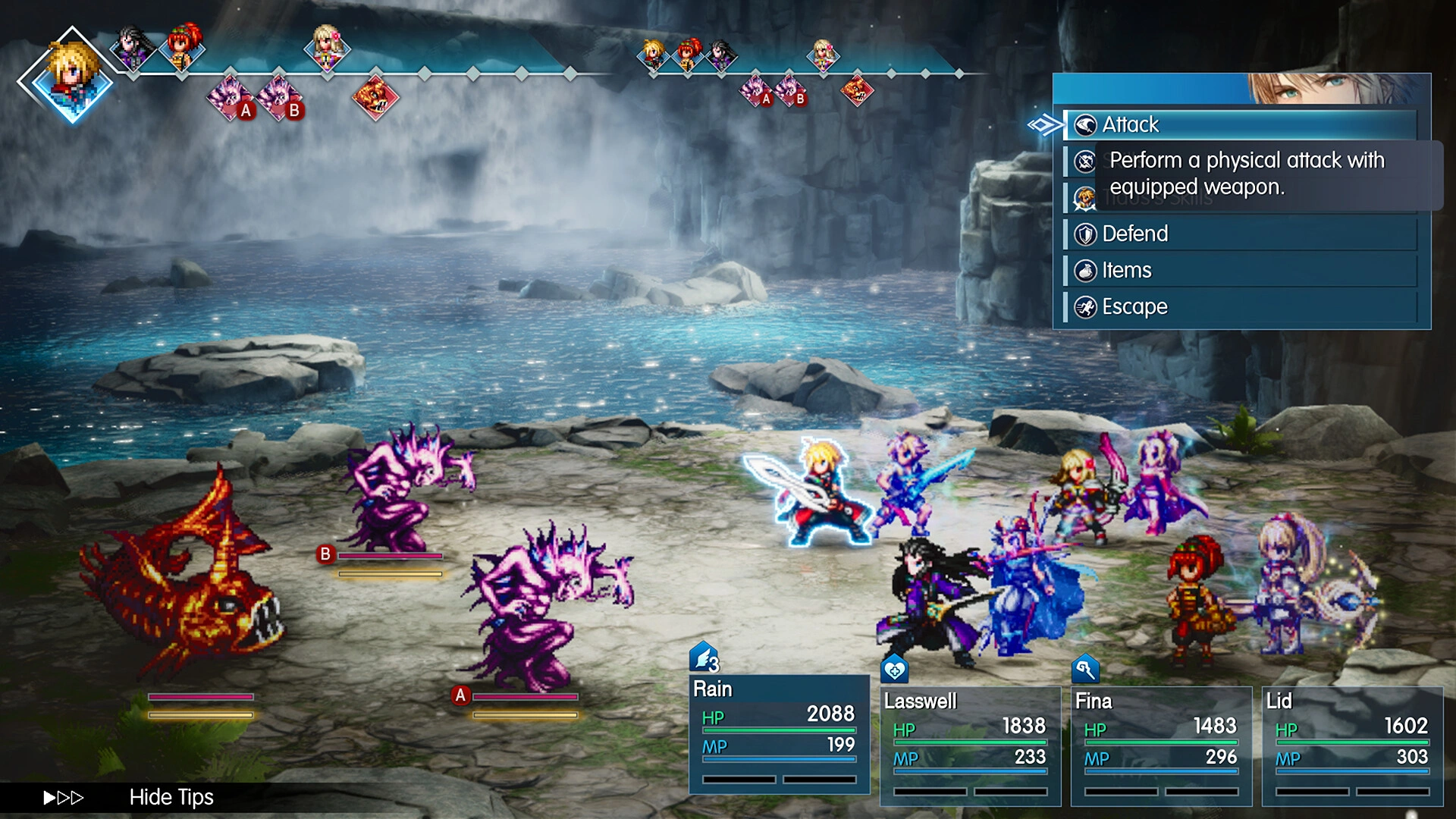 Turn-based combat system (Image source: Steam)